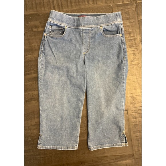 Gloria Vanderbilt Jegging Capri Pants - Sz 4 - Picture 2 of 7